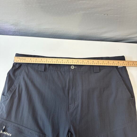 Simms Men’s 2X Guide Fishing Pants in Slate Gray Quick Dry Nylon Outdoor - Picture 7 of 10